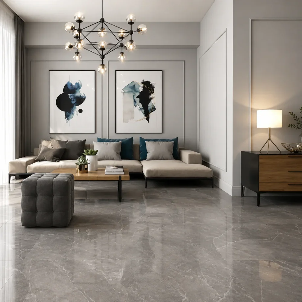 Athena Gris Polished 60x60