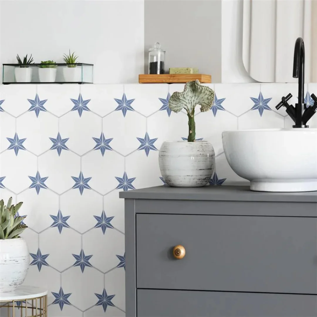 Hex Stella Azul 22x25
