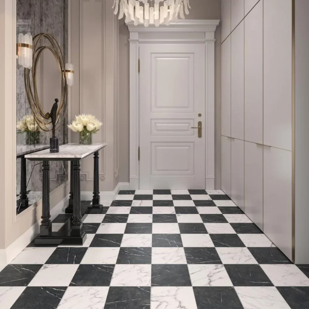 Damasco Marble Nero Marquina 25x25