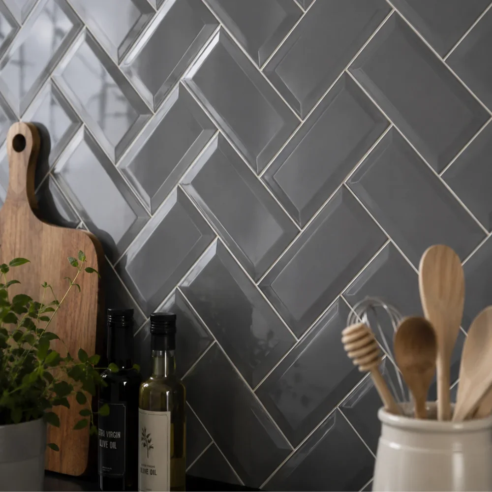 Bevel Grey 10X20